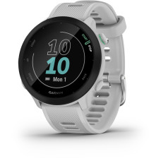 Garmin Forerunner 55 GPS Running Smartwatch 42mm Αδιάβροχο με Παλμογράφο (White)